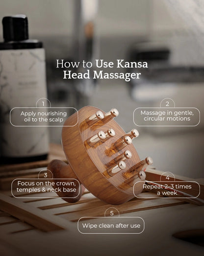 Kansa Wand Scalp & Body Ayurvedic Massage Tool